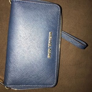 Michael Kors Navy wristlet